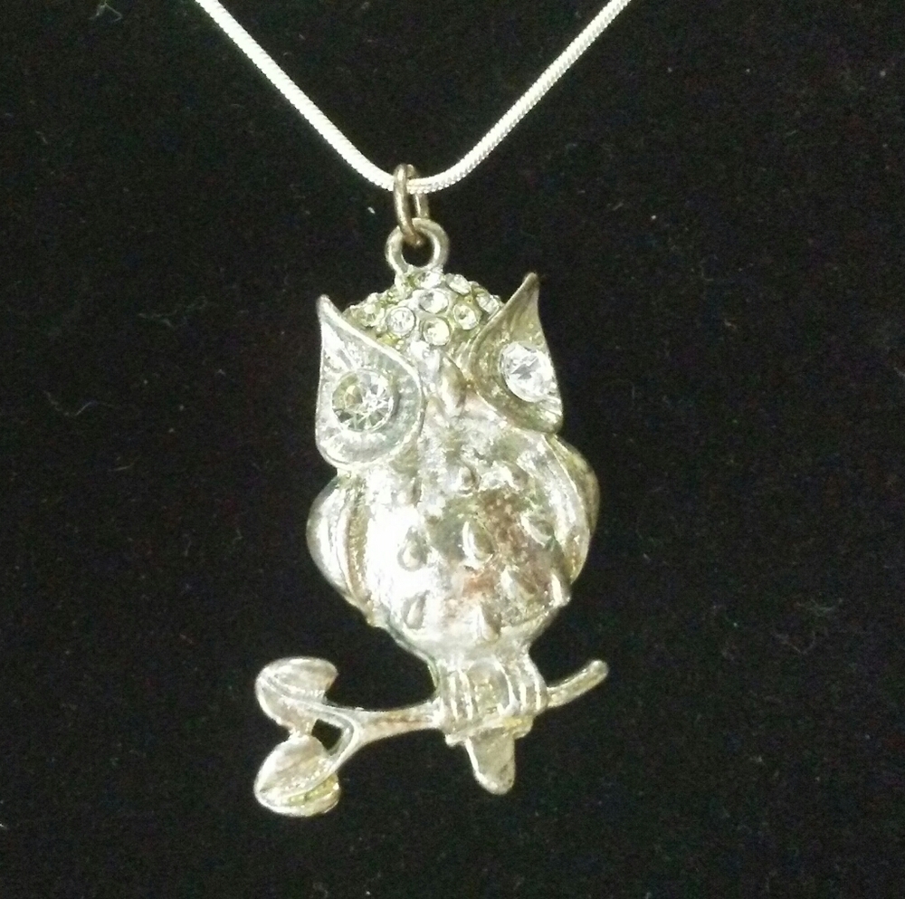 Sweet and Cute Learning Owl Necklace - Picture 2 of 5